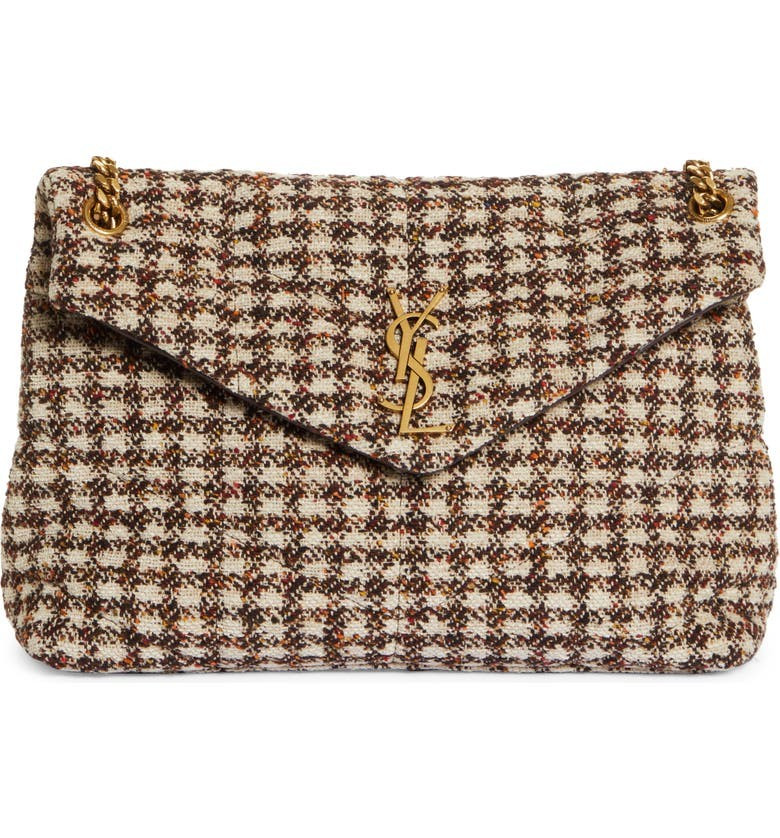 Medium Lou Tweed Puffer Bag | Nordstrom