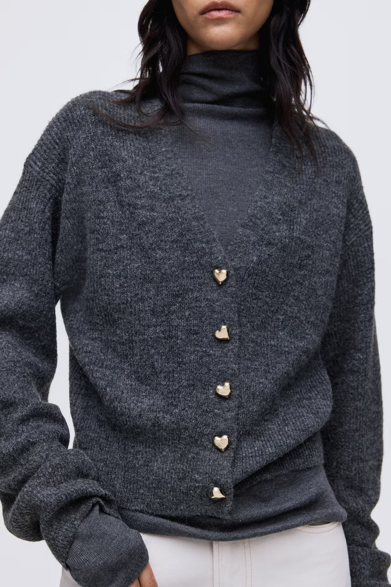 RIB-KNIT CARDIGAN | H&M (US + CA)