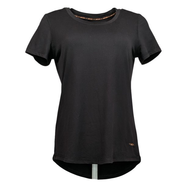 Copper Life Women's Top Sz S Cfit Essential Travel Tee Black 648193 - Walmart.com | Walmart (US)