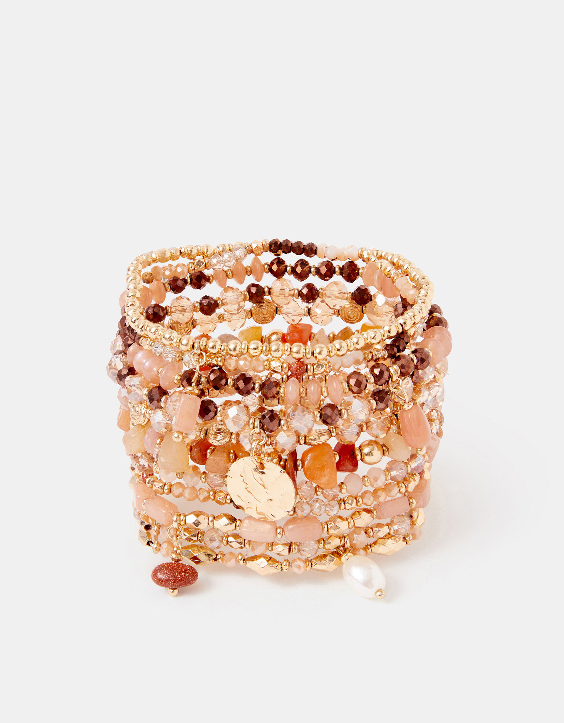 11-Pack Beaded Stretch Bracelets | Accessorize (Global)
