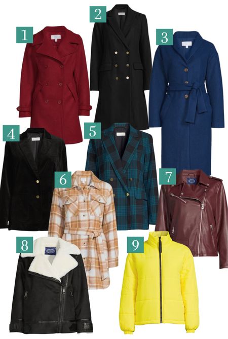 Jacket and coats from Walmart Fashion brands.

#LTKSeasonal #LTKstyletip #LTKunder100