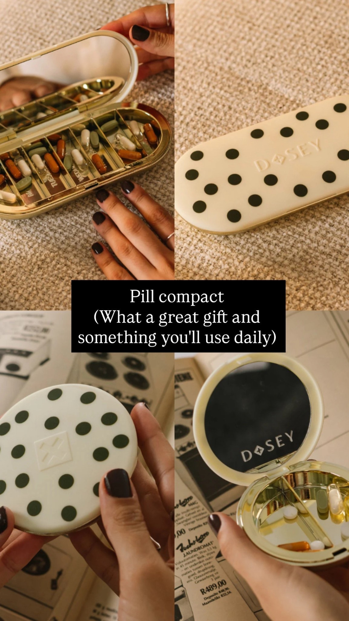 Pill compact great Mother's Day gift  