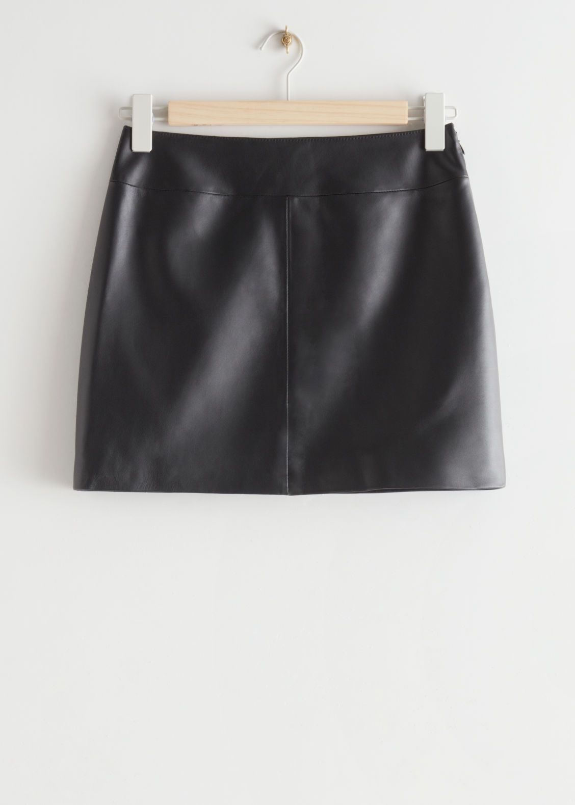 Leather Mini Skirt - Black | & Other Stories (EU + UK)