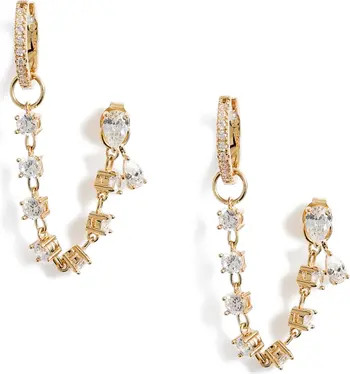 Convertible Cubic Zirconia Drop Earrings | Nordstrom