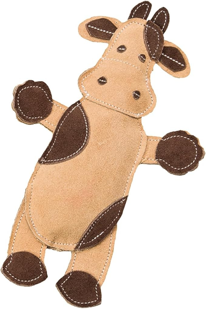SPOT Dura-Fused Leather Barnyard Animals - Stuffed Dog Toy with Squeaker, Real Leather & Jute Fab... | Amazon (US)