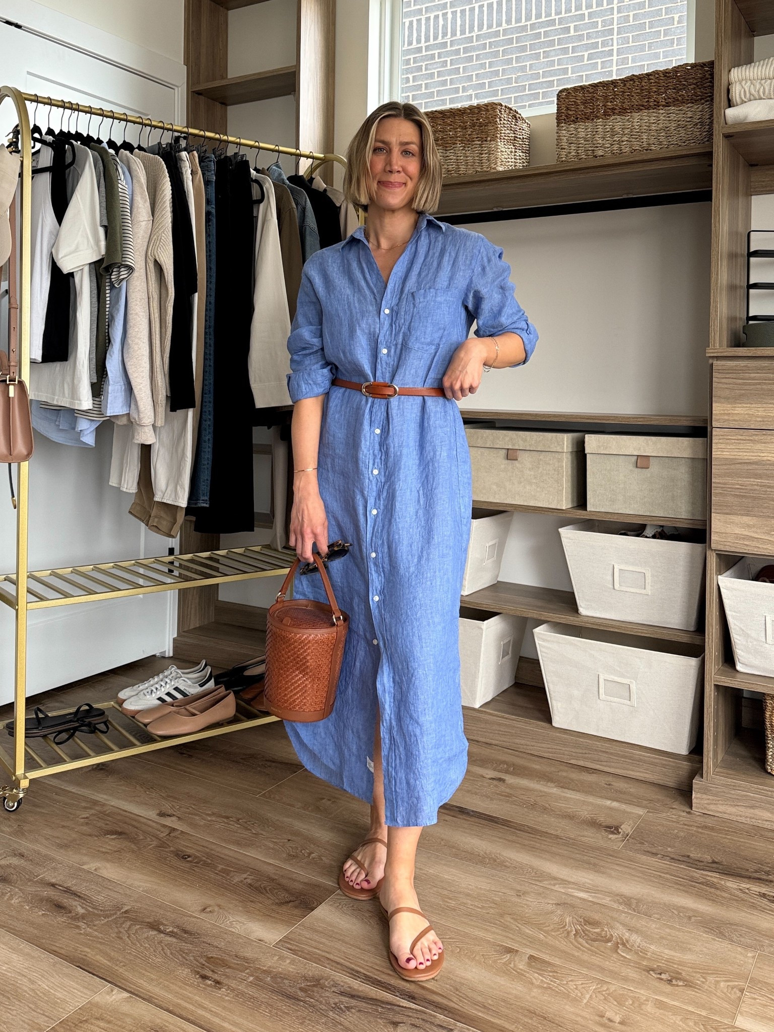 Wearing small shirt dress, small belt, sandals tts

#LTKFindsUnder50 #LTKStyleTip #LTKFindsUnder100