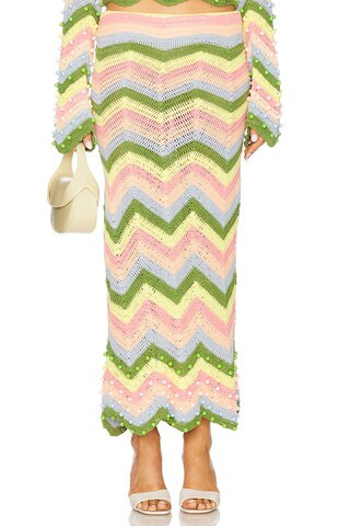 CeliaB X Revolve Striped Skirt in Multi Stripe from Revolve.com | Revolve Clothing (Global)