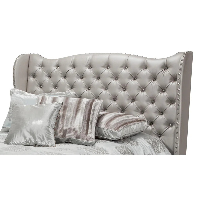 Hollywood Loft Tufted Upholstered Standard Bed | Wayfair North America