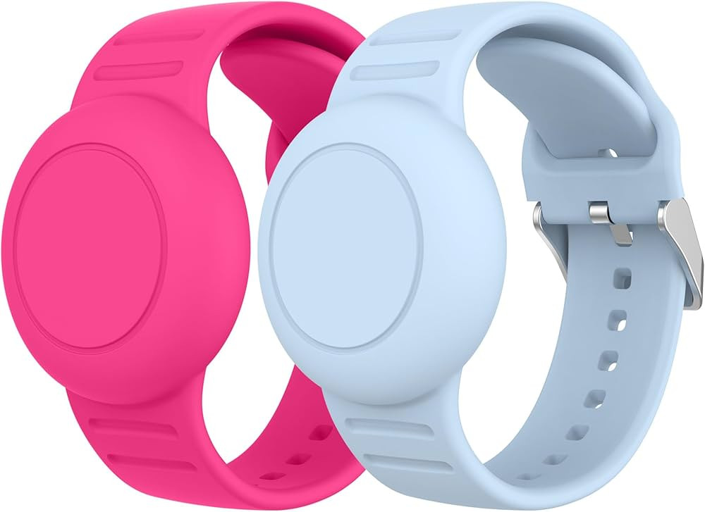 Meliya Waterproof Air Tag Bracelet for Kids, Soft Silicone Airtag Holder Compatible with Apple Ai... | Amazon (US)