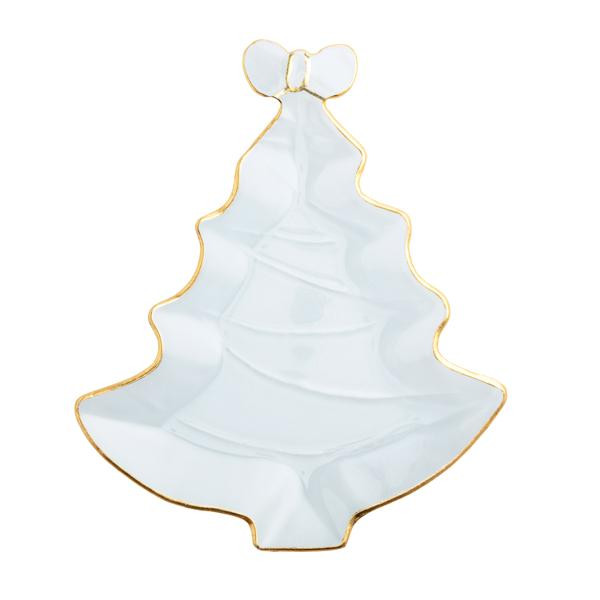 Gold Glass Tree Platter | Mud Pie