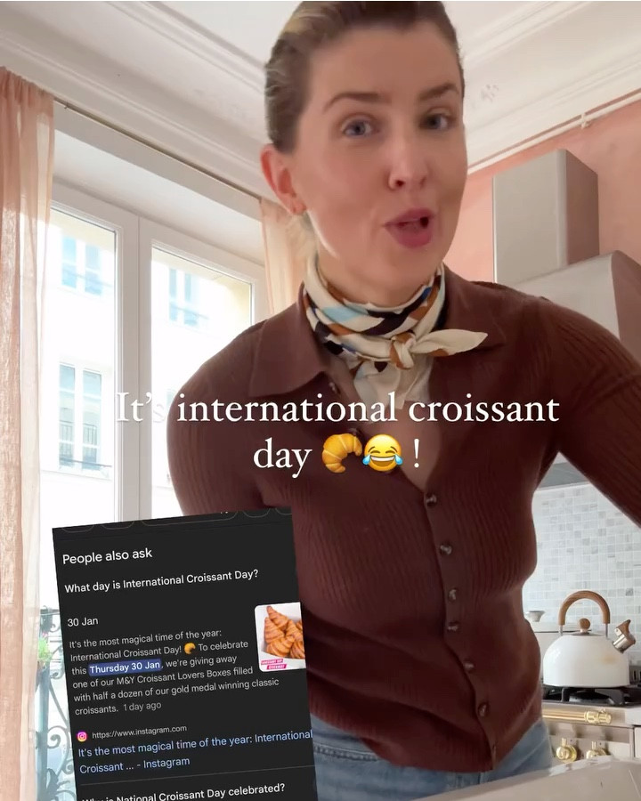 Yesterday was National Croissant Day, so I had to step out for a treacross

#LTKStyleTip #LTKSeasonal #LTKWatchNow