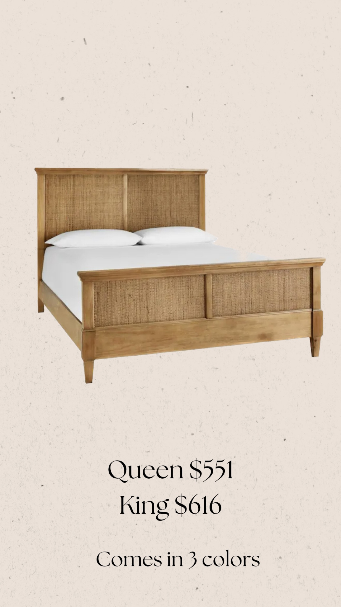 Wooden cane bed on sale 😍

#LTKstyletip #LTKsalealert #LTKhome