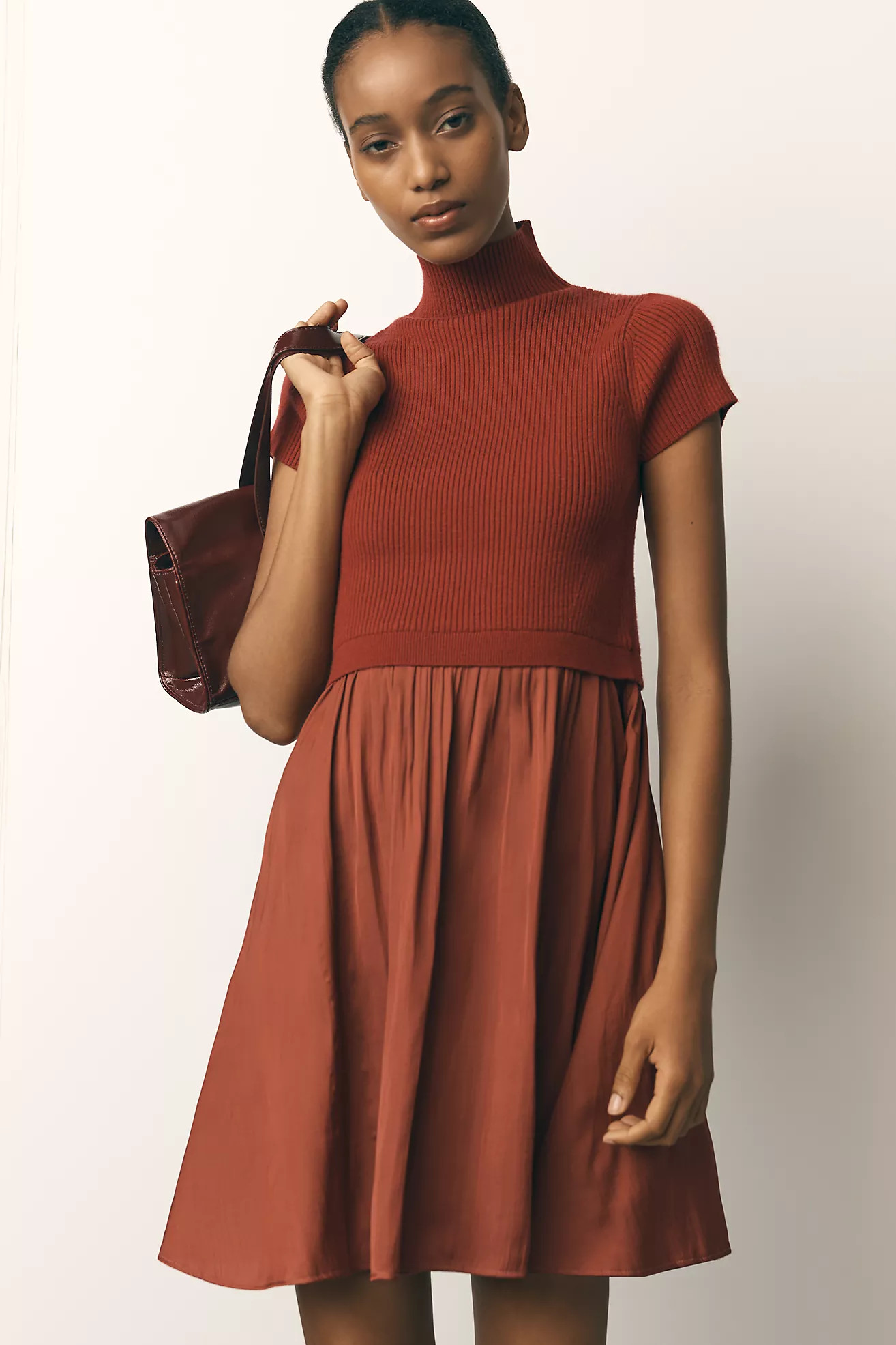 The Thea Twofer Sweater Dress: Short-Sleeve Mini Edition | Anthropologie (US)