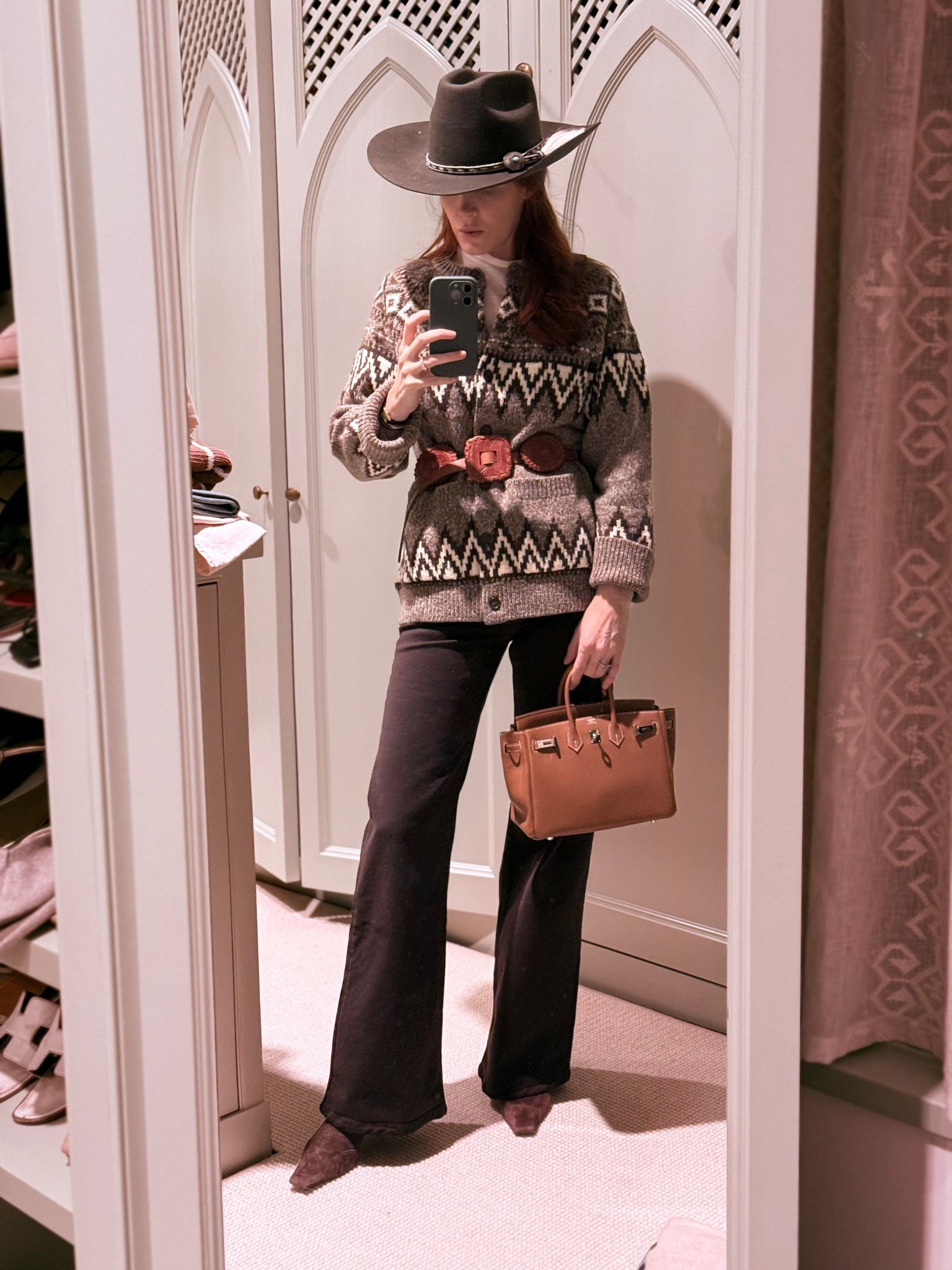 Highly recommend grabbing a fair isle sweater that you love because it’s a wardrobe builder (not going out of style). I also found myself wanting chocolate colored denim and found this pair for a super steal! 
You can never go wrong adding some turquoise for a night out at the Rodeo (it’s season!) 

#LTKFindsUnder100 #LTKTravel #LTKSeasonal