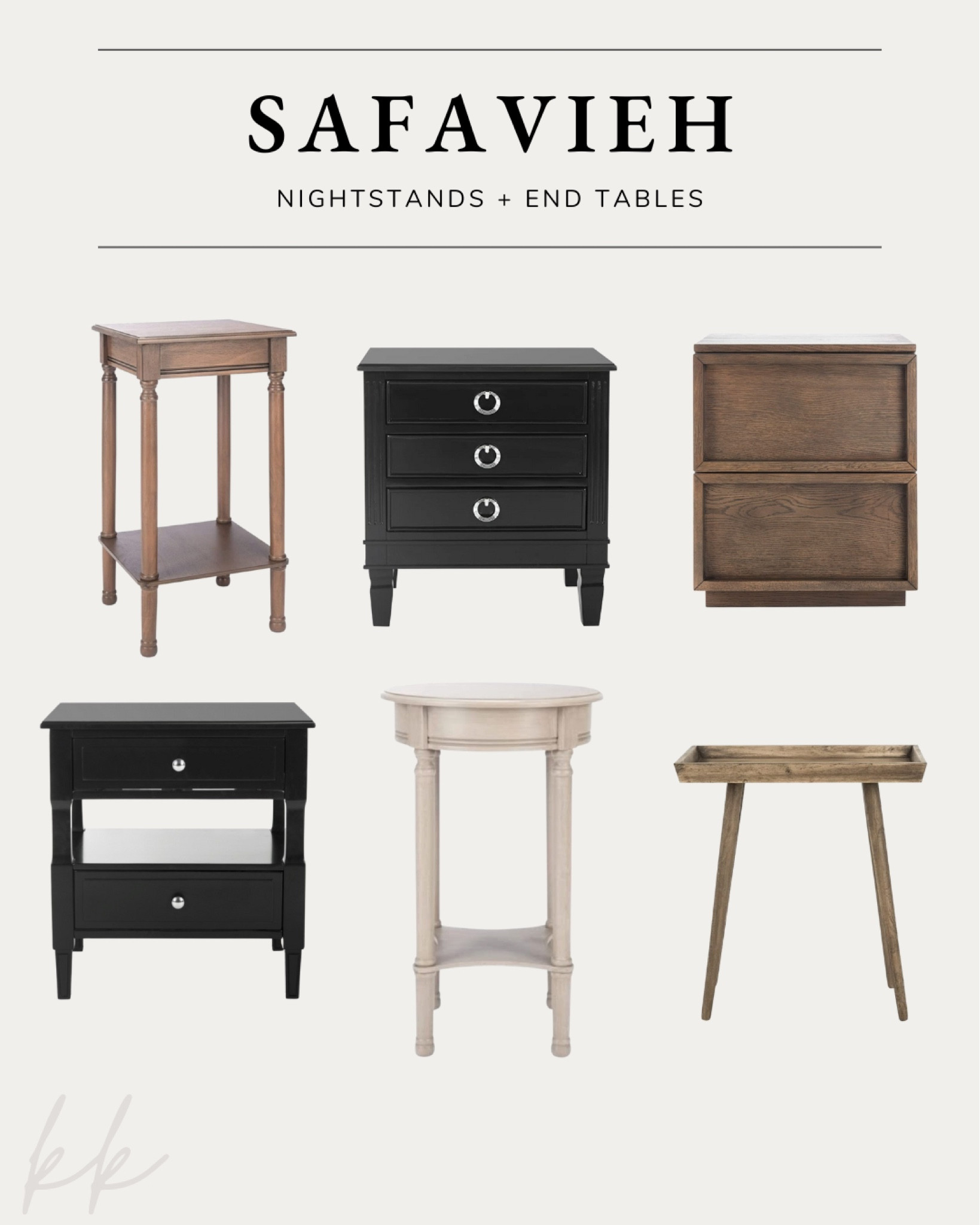 Safavieh nightstands and end tables! Amazon nightstands, amazon end table, amazon accent table 

#LTKhome #LTKunder100