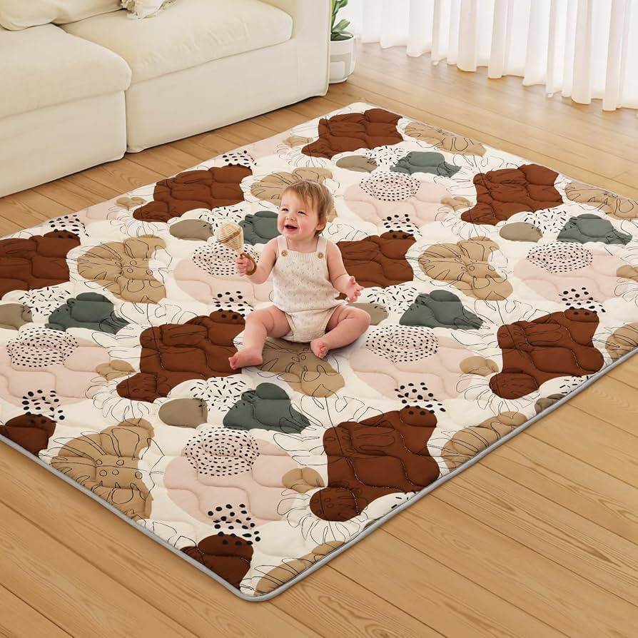 Blissful Diary Baby Play Mats for Floor, 71x59 Inch Extra Thicker & Large Soft Cushioning Foam Pl... | Amazon (US)