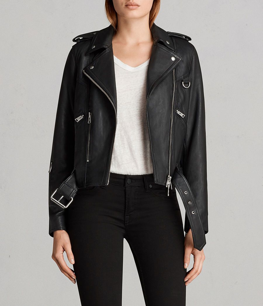 Gidley Leather Biker Jacket | AllSaints US