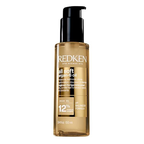 Redken All Soft Argan-6 Oil Treatment For Dry Hair - Deeply Conditions Hair, Adds Softness and Shine With Argan Oil | Amazon (US)