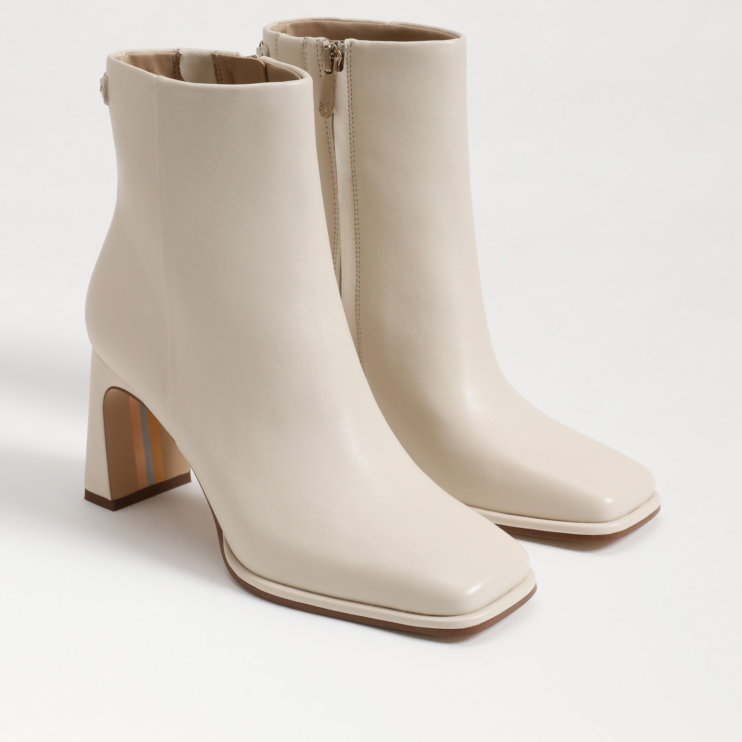 Sam Edelman Irie Ankle Bootie Modern Ivory Leather 10.0 | Sam Edelman CA