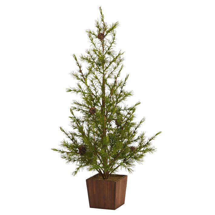 Faux Potted Alpine Tree w/ Pine Cones | West Elm (US)