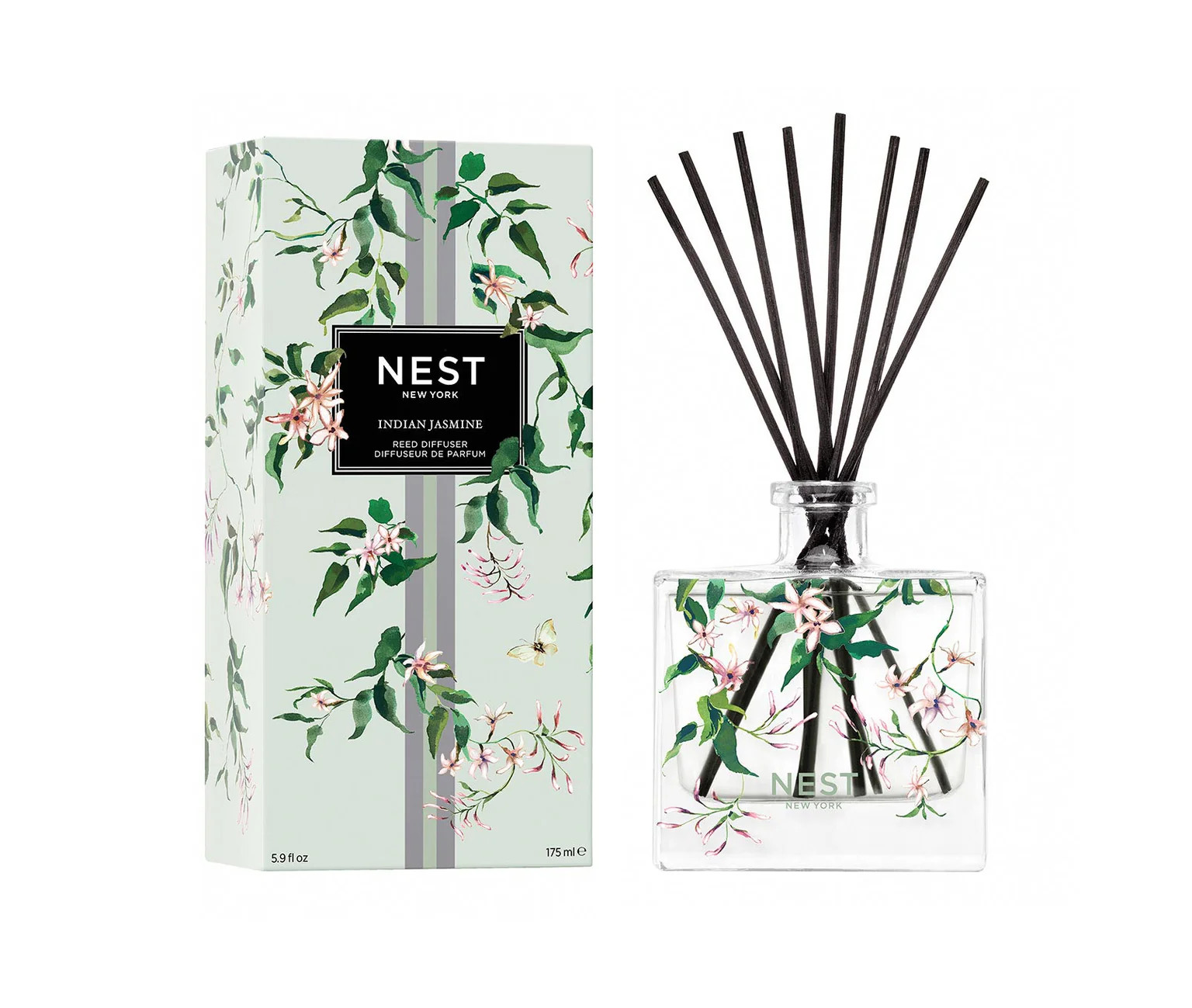 Indian Jasmine Decorative Reed Diffuser | NEST Fragrances