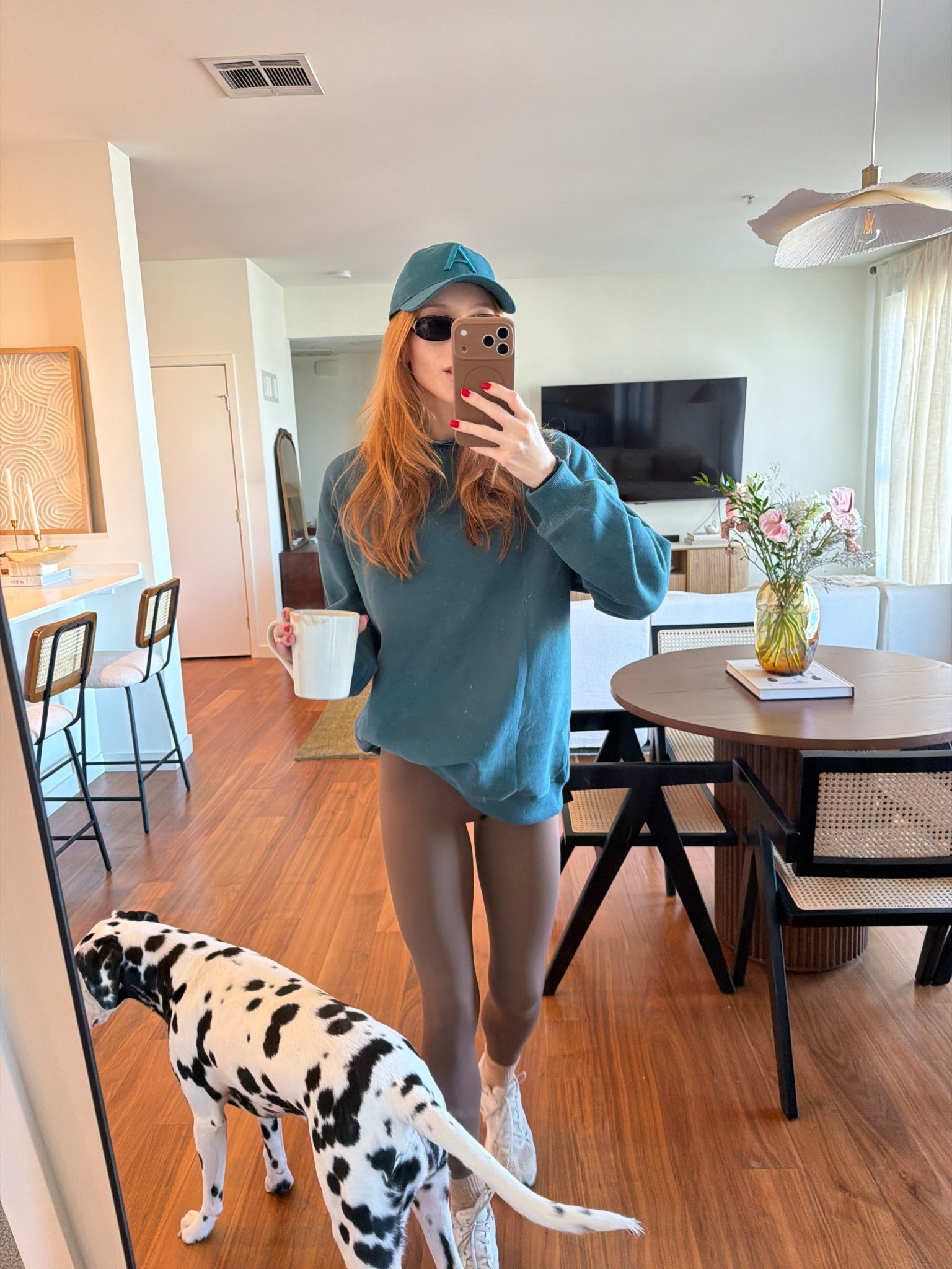 one of my best Amazon finds honestly!! wearing a size medium in the mockneck, also I get dms about my phone case a lot too so I added that 🤎