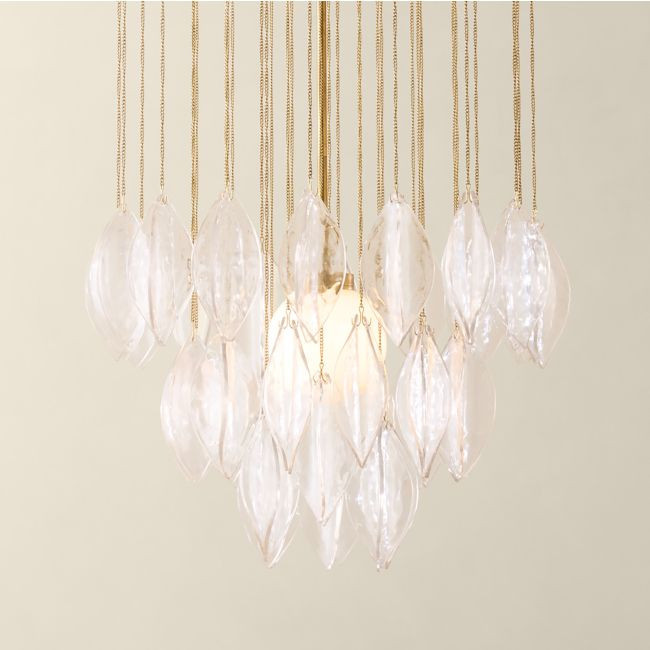 Bronwen Cast Glass Chandelier | CB2