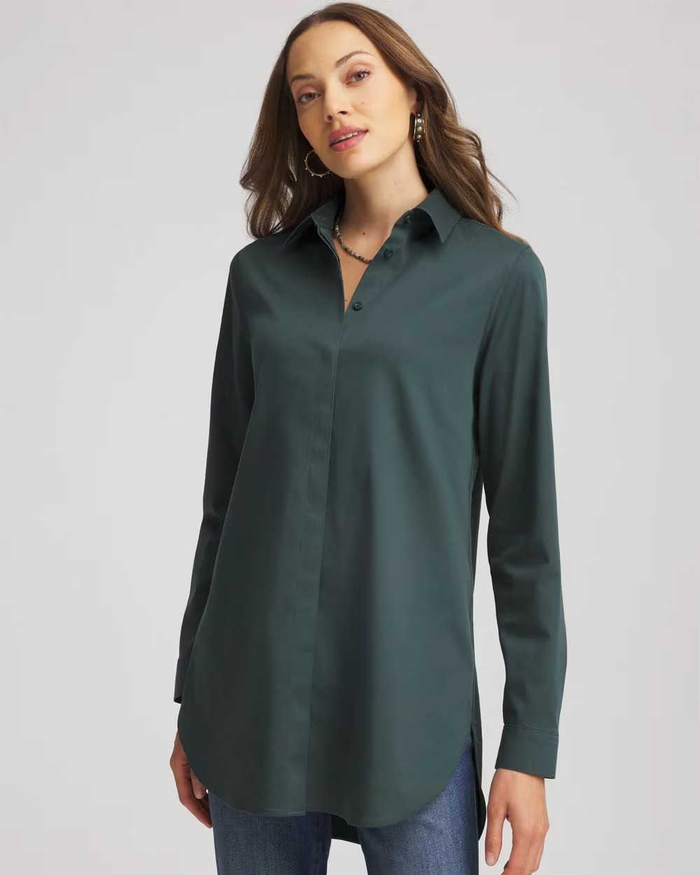 No Iron™ Long-Sleeved Tunic | Chico's