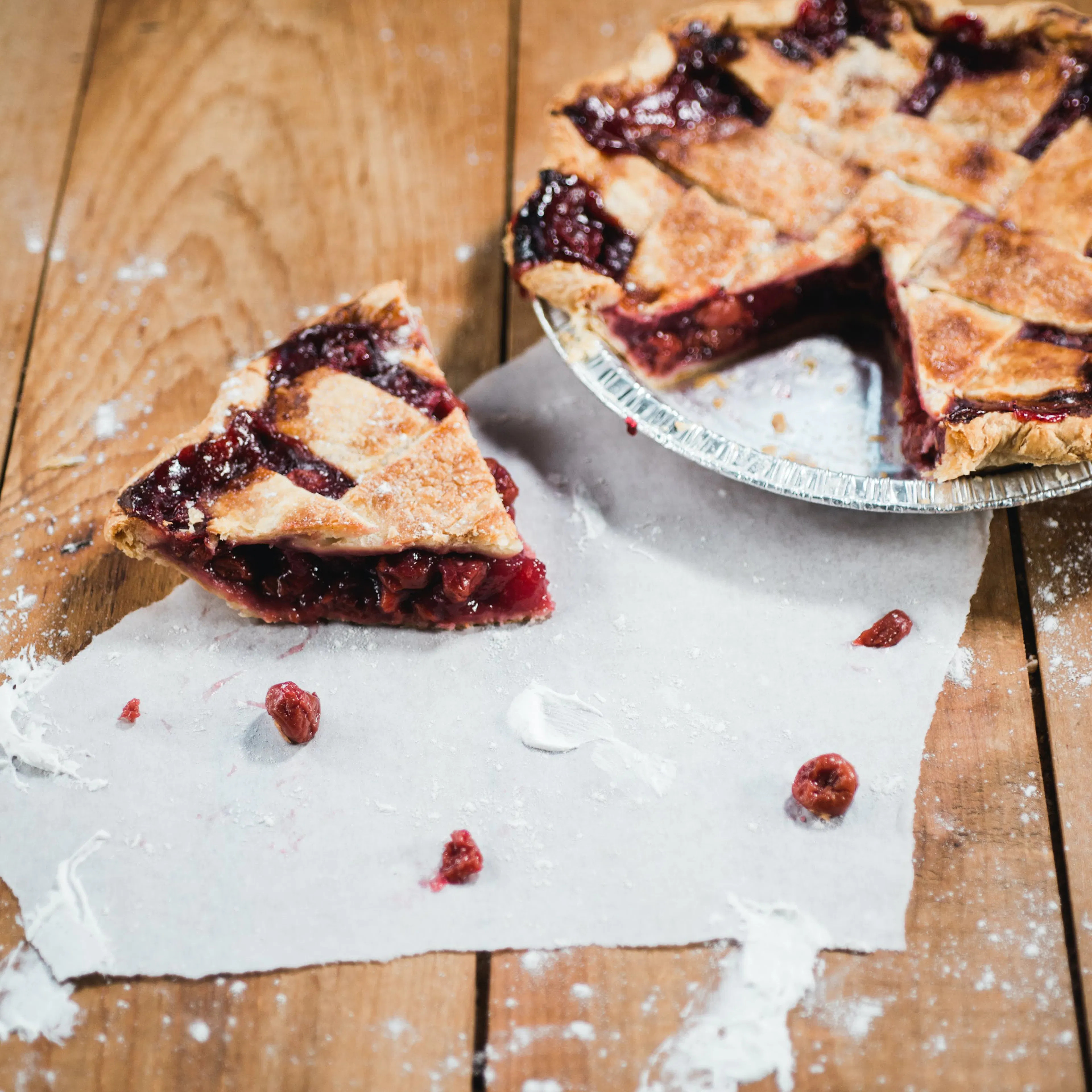 Vegan Cherry Pie by Two Fat Cats Bakery | Goldbelly | Goldbelly