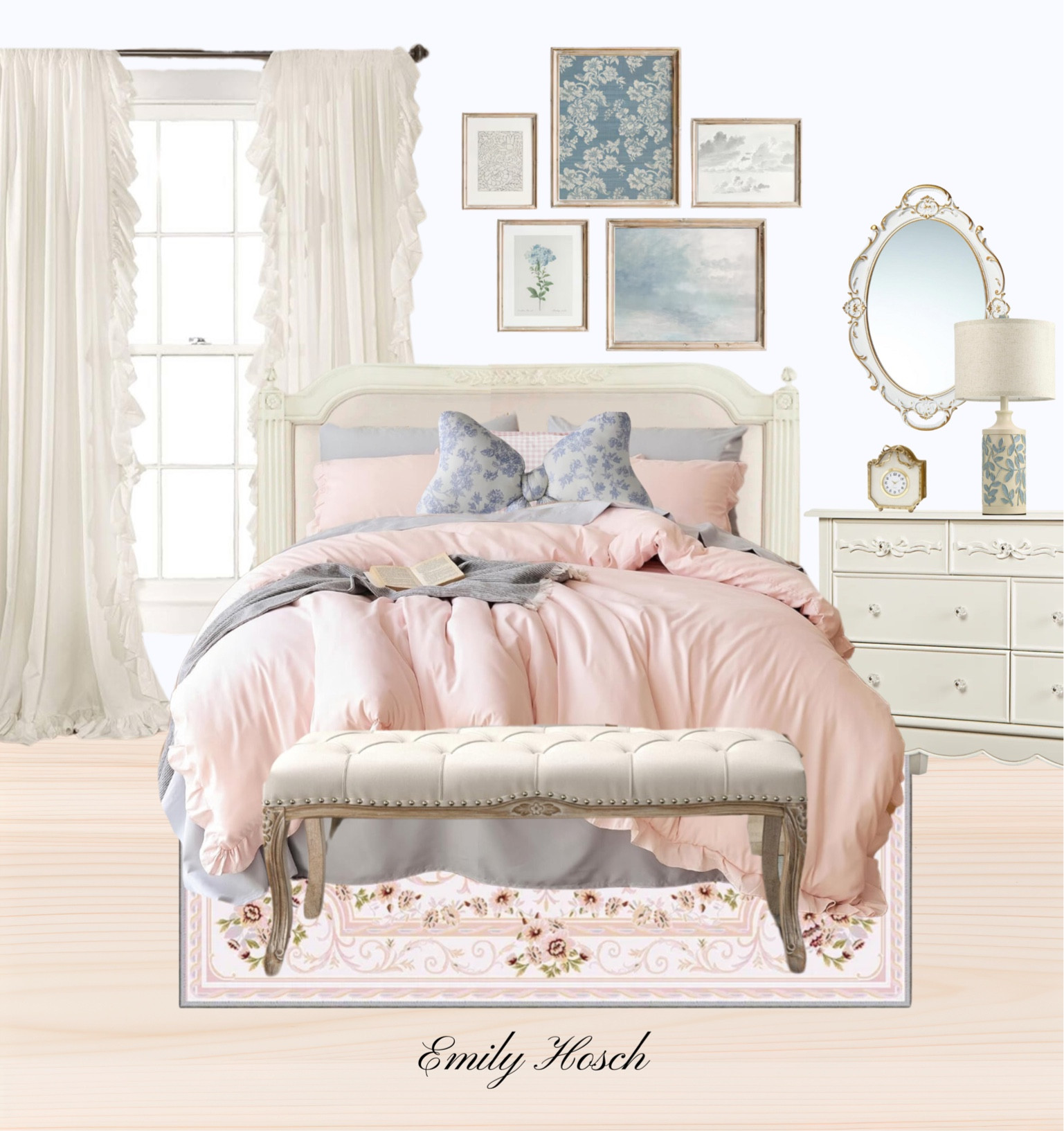 Coquette Bedroom Inspo

Blue room  baby pink bedroom  baby pink aesthetic  coquette bedroom  bedding  cute bedding  mirrors  dresser  art set  curtains  rugs  boho rugs  decor  home finds  emilyhosch 

#LTKStyleTip #LTKHome #LTKFindsUnder100