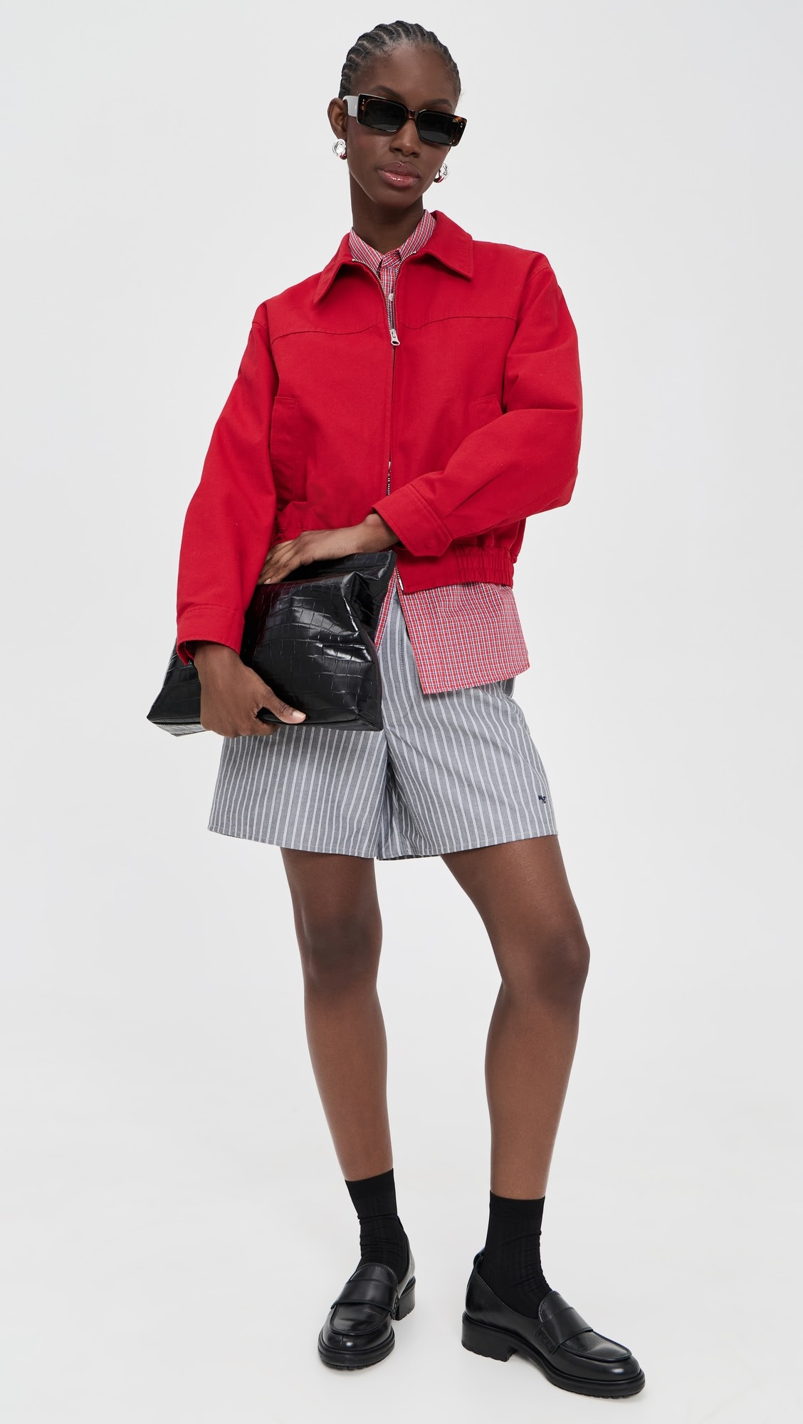 Collared Blouson Jacket | Shopbop