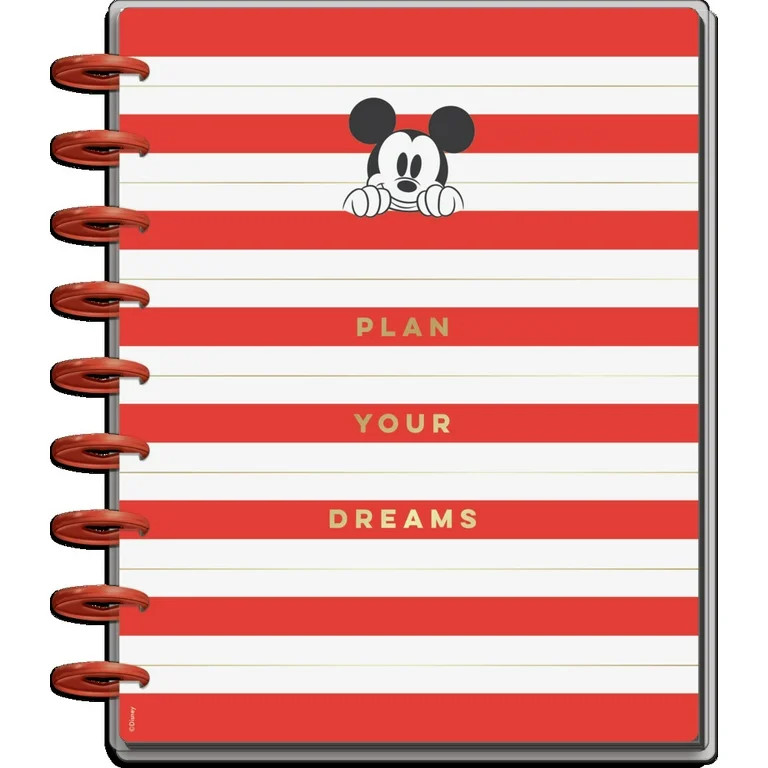 The Happy Planner Disney Mickey Wonderful 12 Month Undated Planner | Walmart (US)