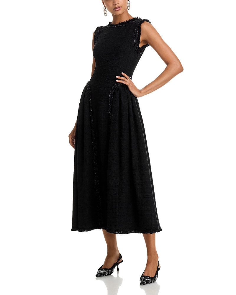 Self-Portrait Boucle Sleeveless Midi Dress | Bloomingdale's (US)