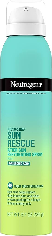 Neutrogena Sun Rescue After Sun Rehydrating Spray with Hyaluronic Acid, Vegan and Lightweight 48-... | Amazon (US)