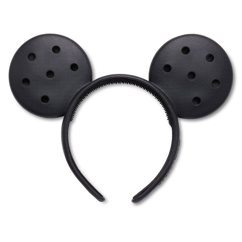 Mickey Mouse Ear Headband for Adults by Crocs – Black | Disney Store