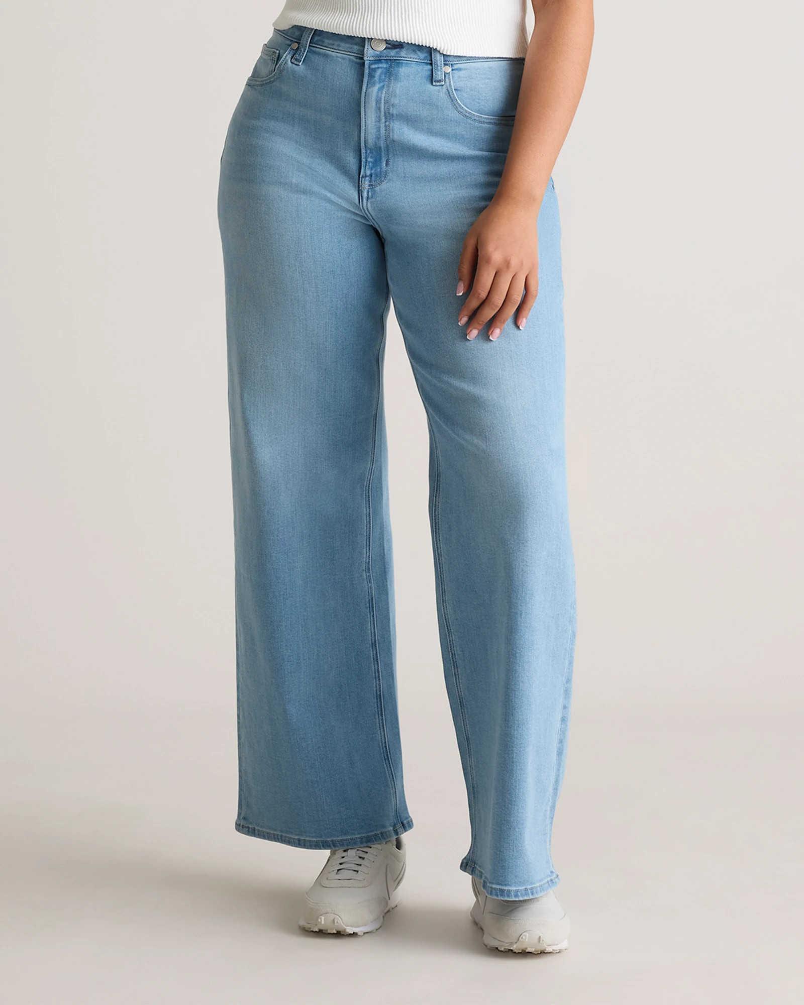 Bella Stretch Wide Leg Jeans | Quince