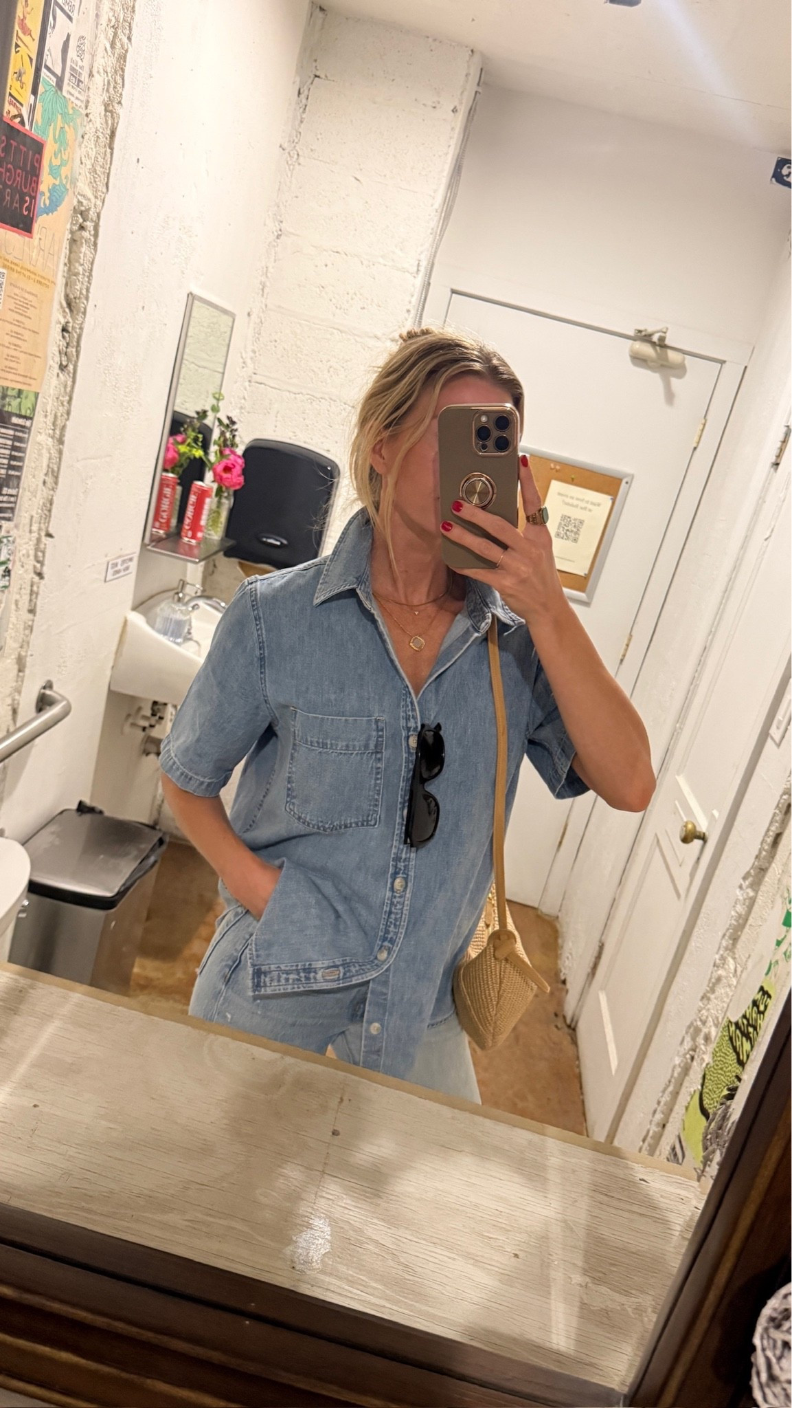 Denim on denim spring outfit!

#LTKootd #LTKgrwm #LTKSeasonal