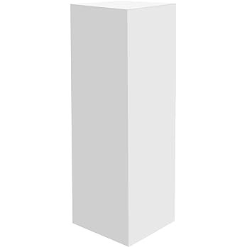 Marketing Holders Tall Acrylic Retail Display Box Cube Pedestal Art Sculpture Stand White Lucite ... | Amazon (US)
