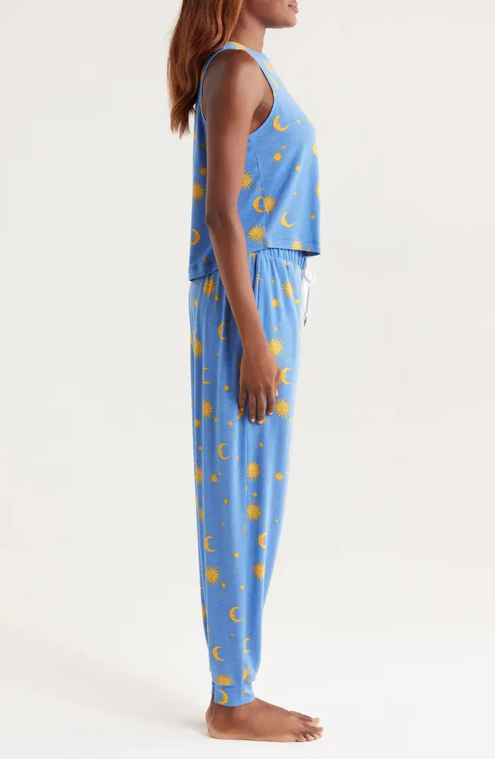 Star Seeker Brushed Jersey Tank & Pant Pajamas | Nordstrom