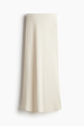 Silk-blend skirt - Cream - Ladies | H&M GB | H&M (UK, MY, IN, SG, PH, TW, HK)