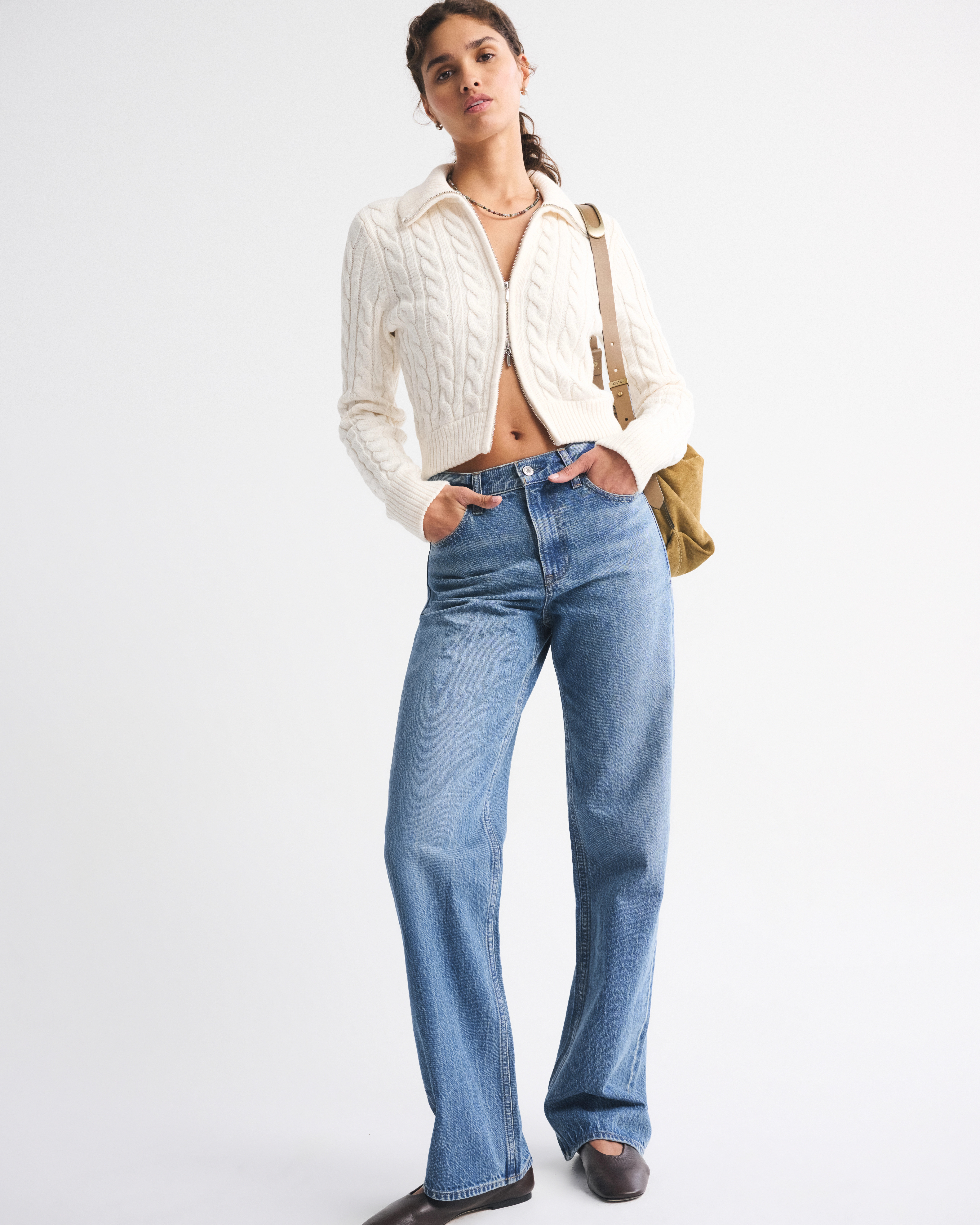 High Rise Loose Jean | Abercrombie & Fitch (US)