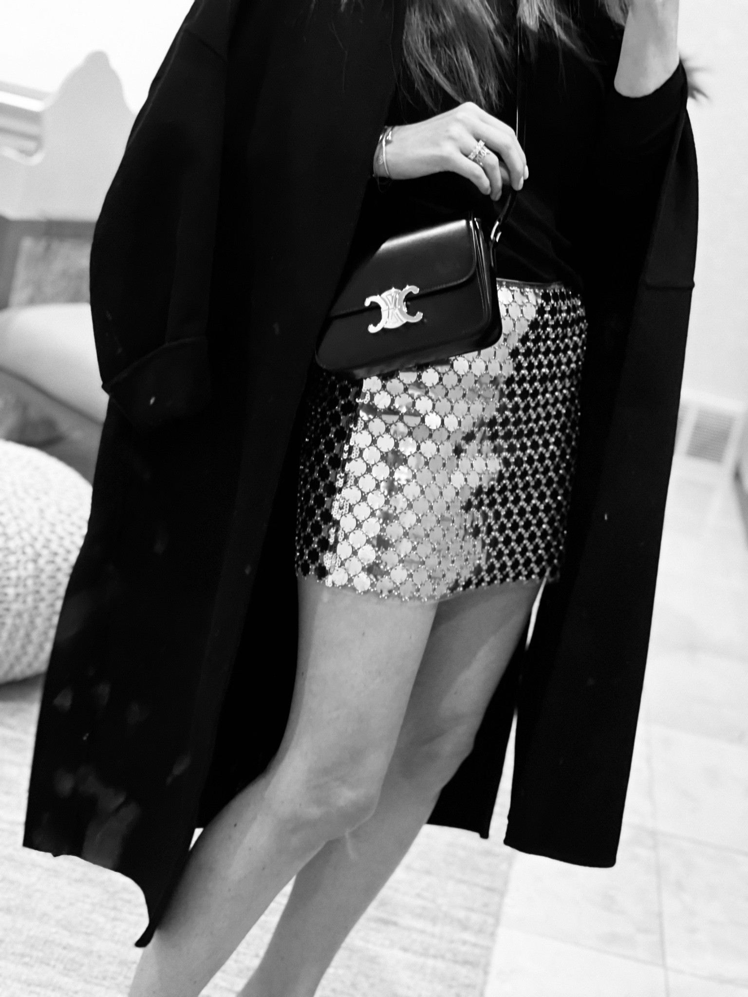 Metallic mini skirts are a big trend right now and I wore mine to check in at #LTKcon today. Be sure to click on the skirt image to see my sizing suggestions! 