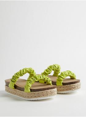 Double Band Espadrille Platform Slide (WW) | Torrid (US & Canada)