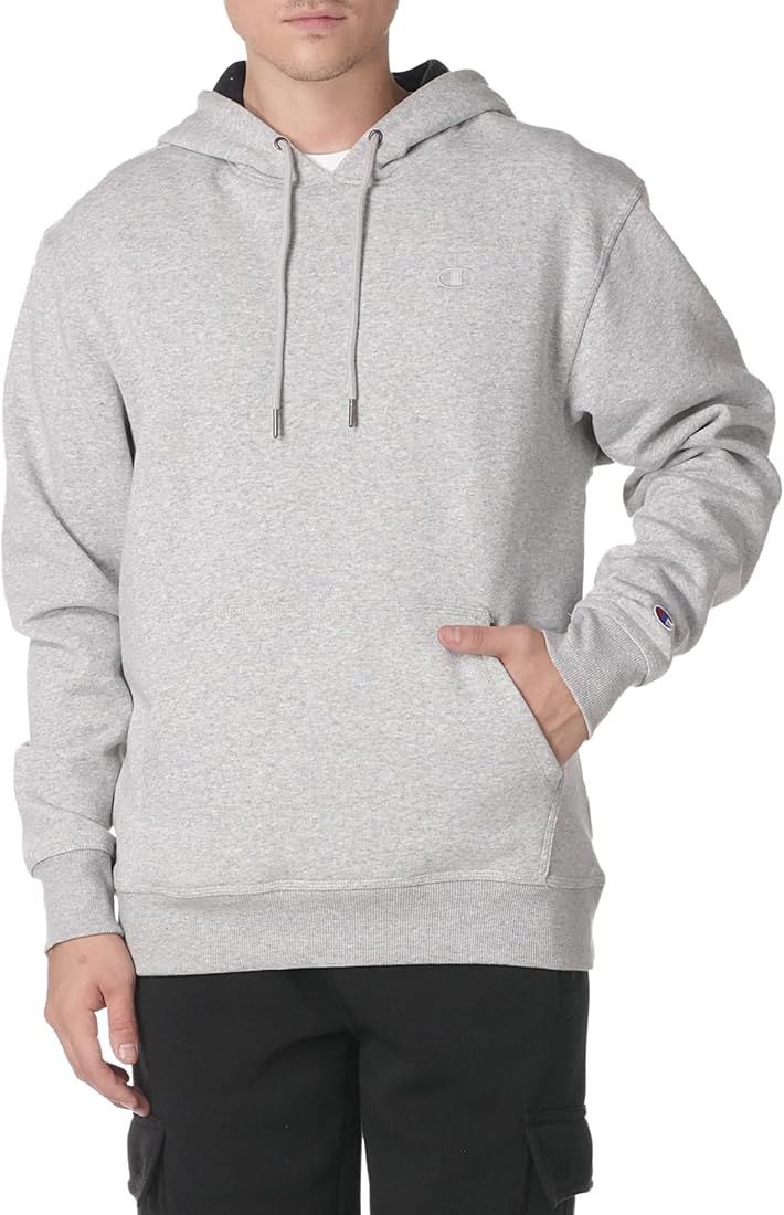 Champion Men's Sweatshirt, Powerblend Hoodie for Men, Iconic 'C' Logo | Amazon (US)
