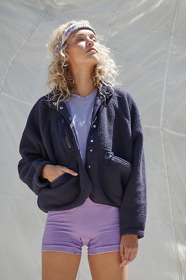 Hit The Slopes Fleece Jacket by FP Movement at Free People, Eclipse, M | Free People (Global - UK&FR Excluded)