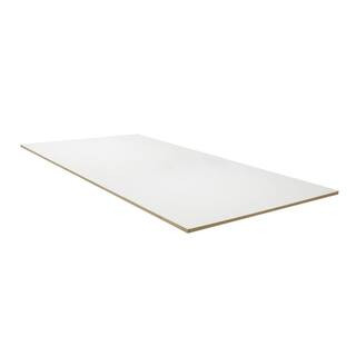 1/4 in. x 4 ft. x 8 ft. MDF White Vinyl (1-side) Panel | The Home Depot