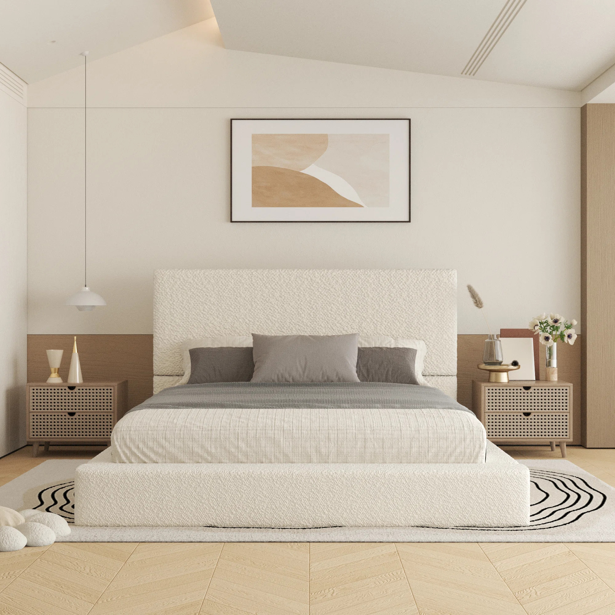 Haden Boucle Platform Bed FrameByLatitude Run®4.7Rated 4.7 out of 5 stars.39 Reviews | Wayfair North America