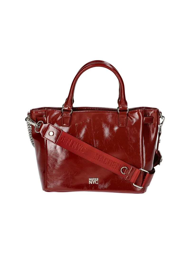 Madden NYC Women's Top Handle Satchel Handbag, Mulberry | Walmart (US)