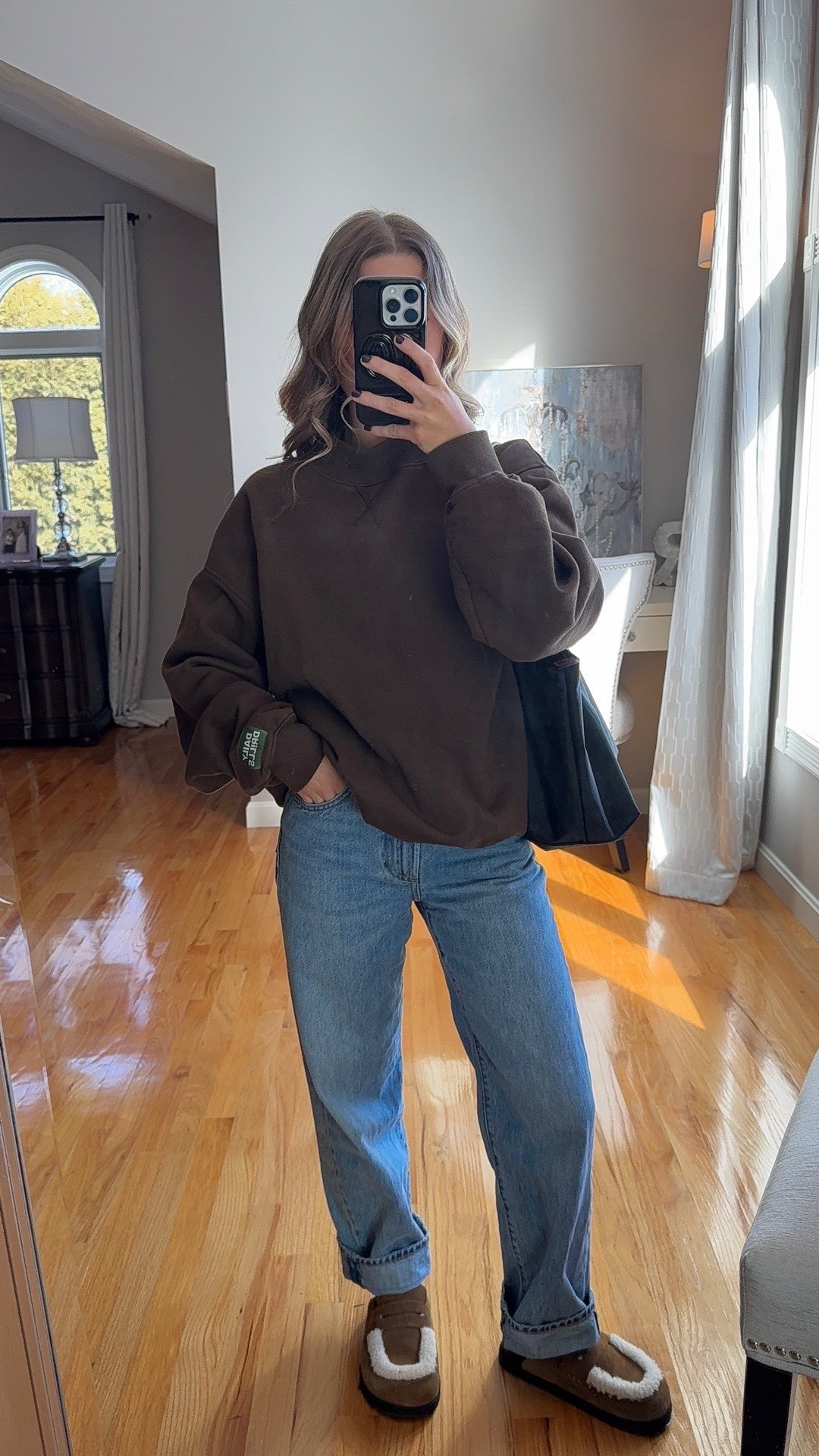 wearing a xs/s in crewneck and 23 short in jeans

#LTKootd #LTKvlog #LTKU