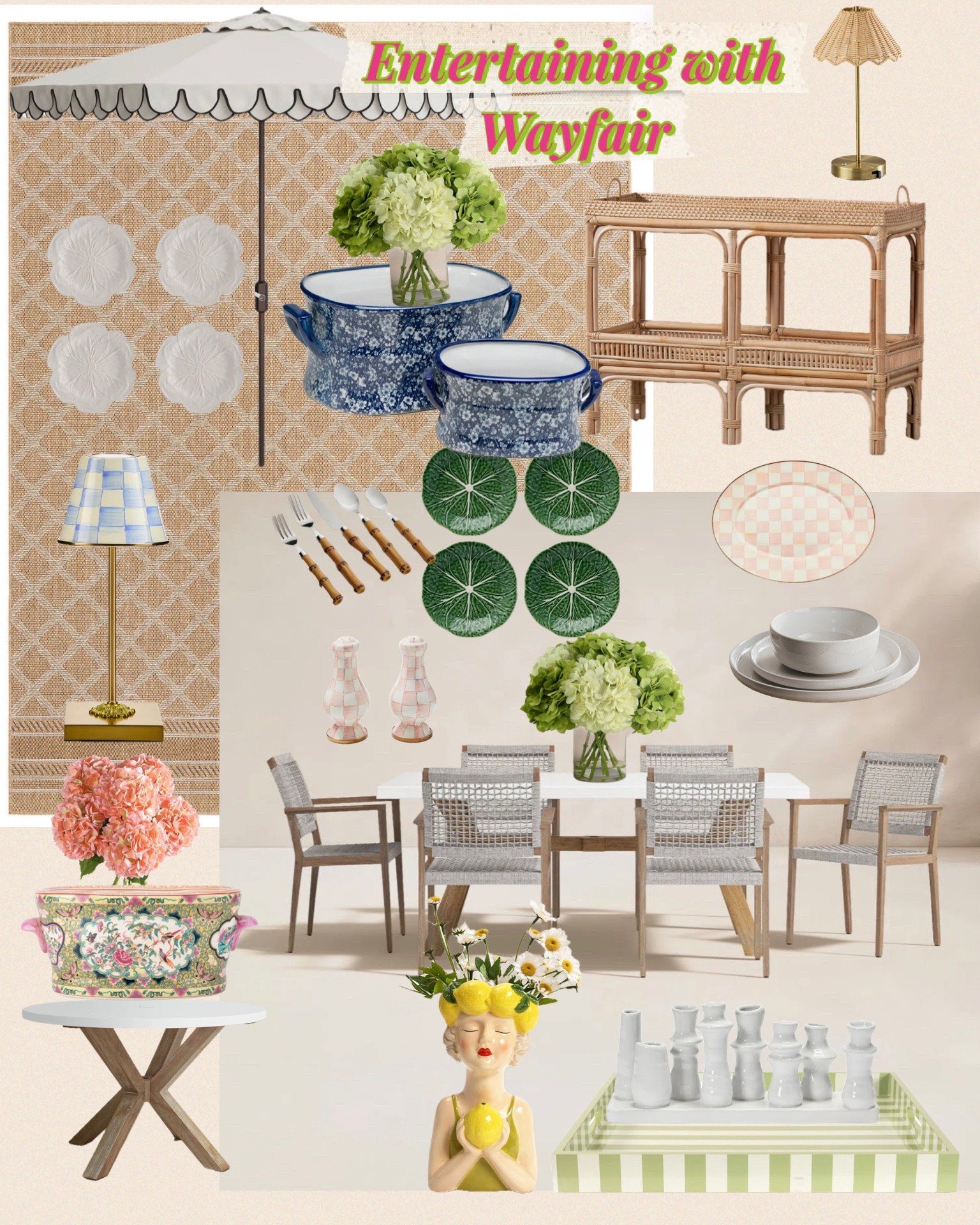 Entertaining with @Wayfair. 

Whether you’re hosting a casual summer dinner or planning ahead for the holidays, Wayfair has so many beautiful entertaining pieces. I’ve linked everything for you! 🤍✨
#ad #WayfairPartner #wayfair